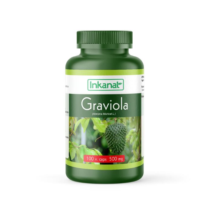 Graviola o Guanabana en cápsulas de 500 mg (100 unidades)