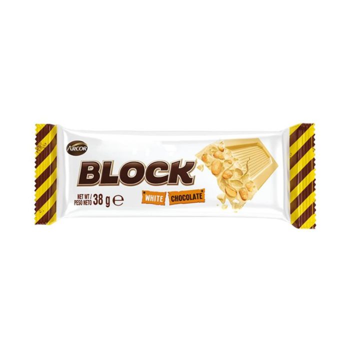 Chocolate Blanco Block Arcor 38g