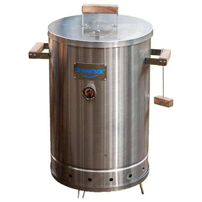 Cilindro Ahumador Universal 20Lb y termómetro