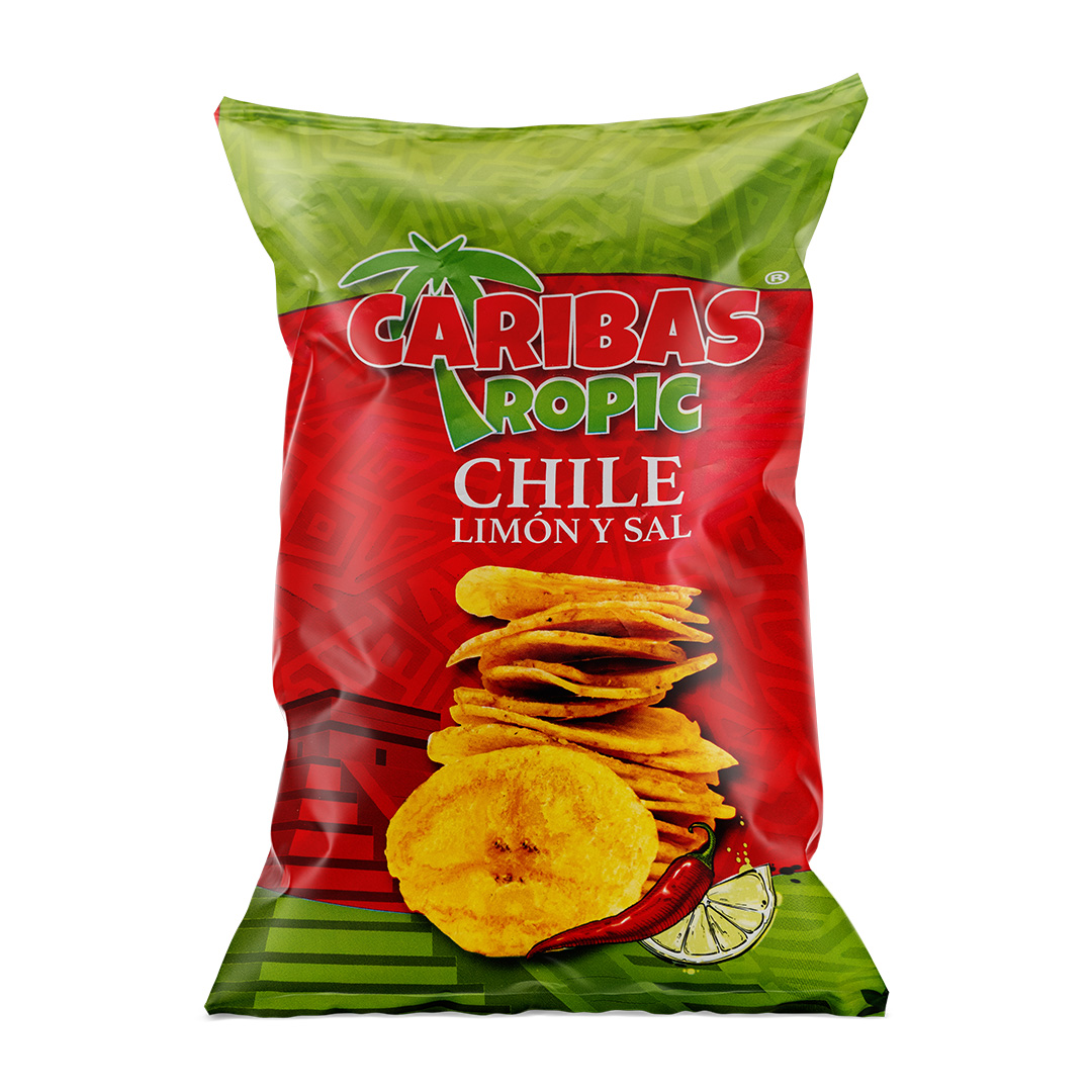 Platanitos Caribas Chile Limon 155g