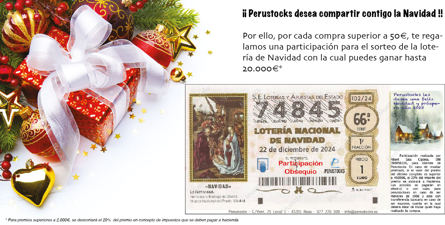 Participaciones de Navidad